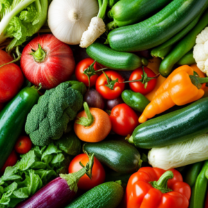 채소와 식품 소비 규모_Vegetable and food consumption scale